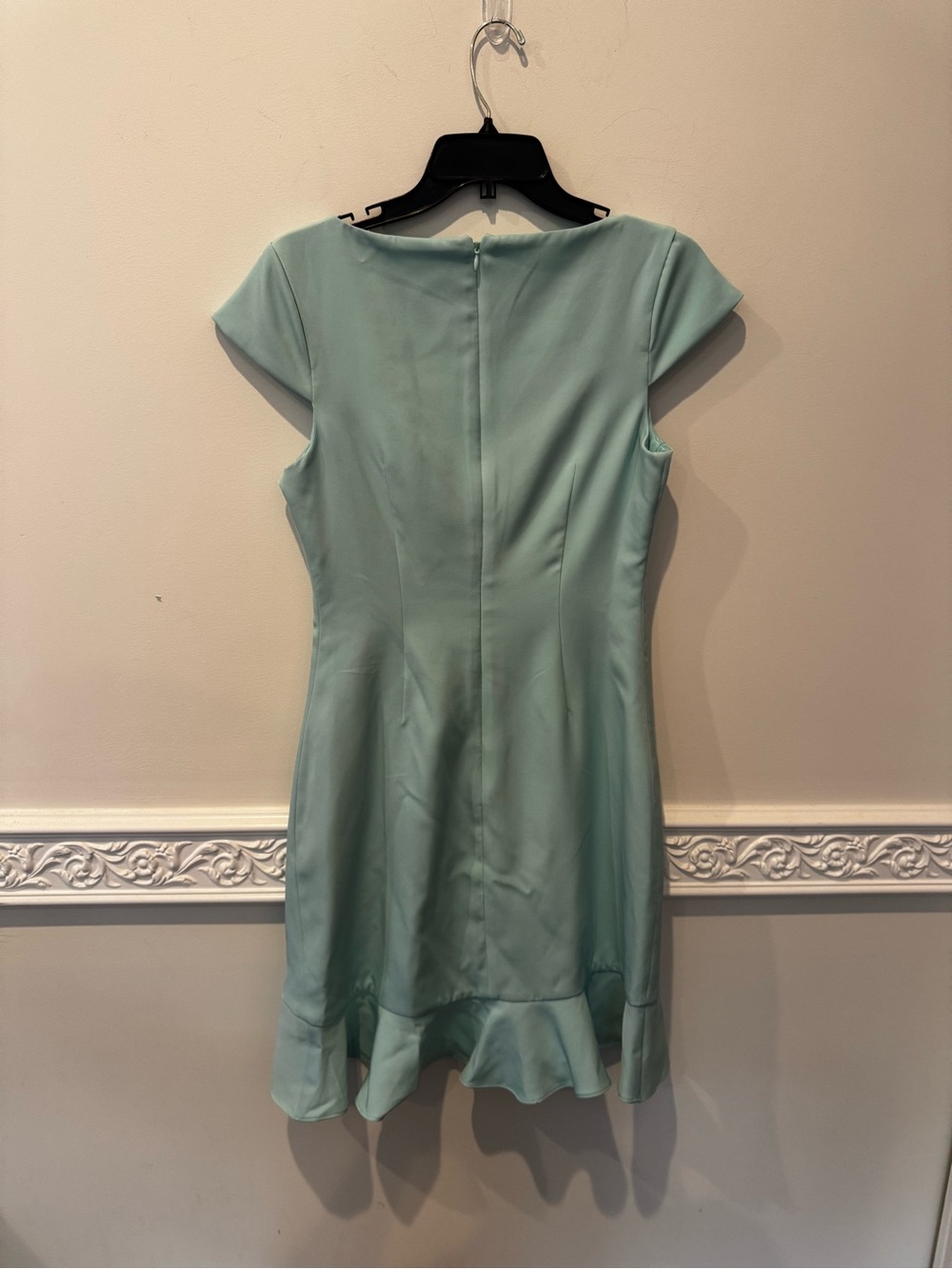 BCBGeneration Cap Sleeve Mini Dress in Robins Egg Pastel Blue/green NWT - Picture 6 of 9